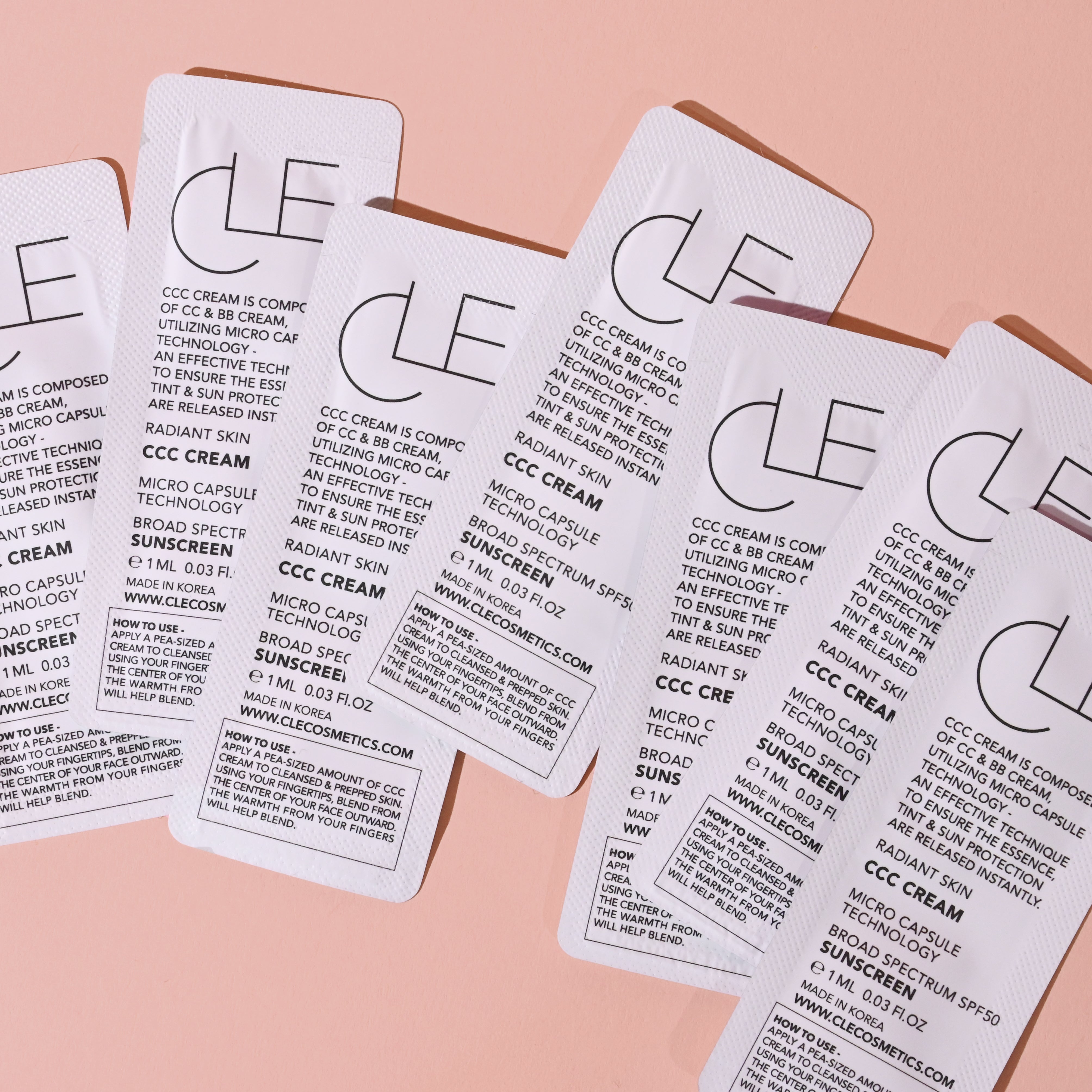 CCC Cream Sample Sets - Shades 303-503