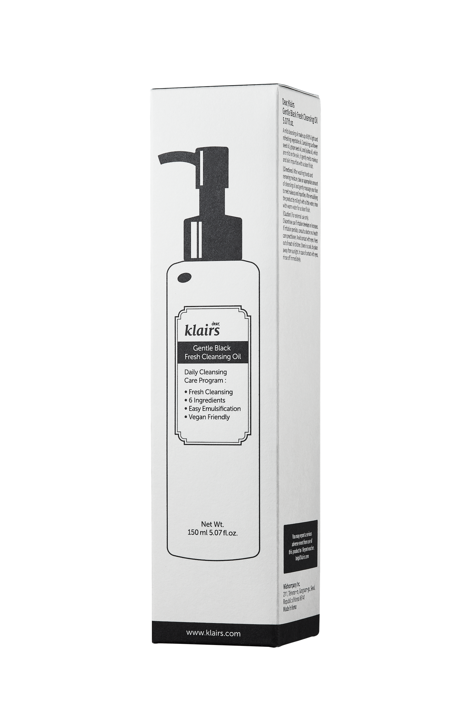 Gentle Black Fresh Cleansing Oil 150ml