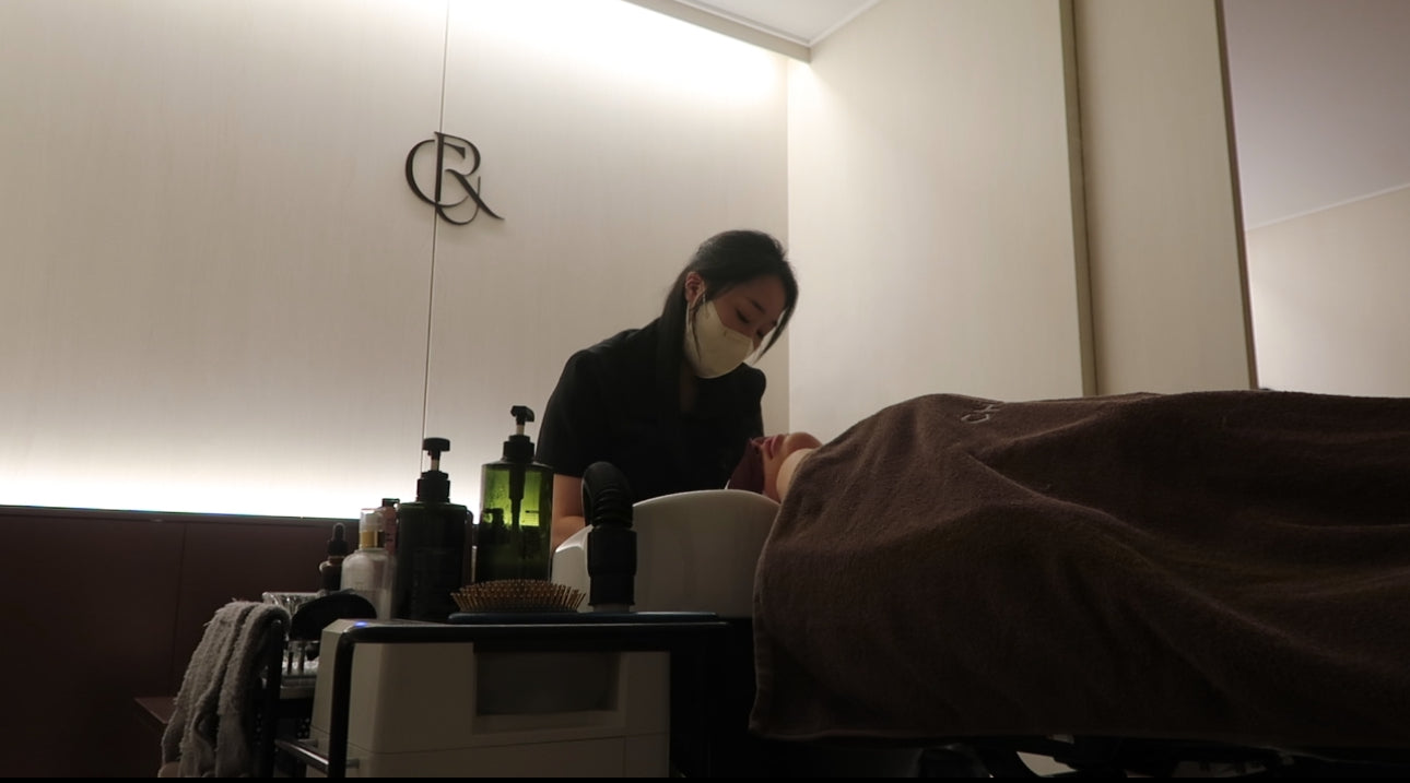 Vi testar Korean Head Spa i Seoul!