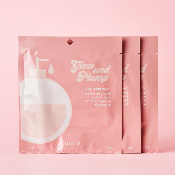 Glow & Plump Glass Skin Mask 3-Pack