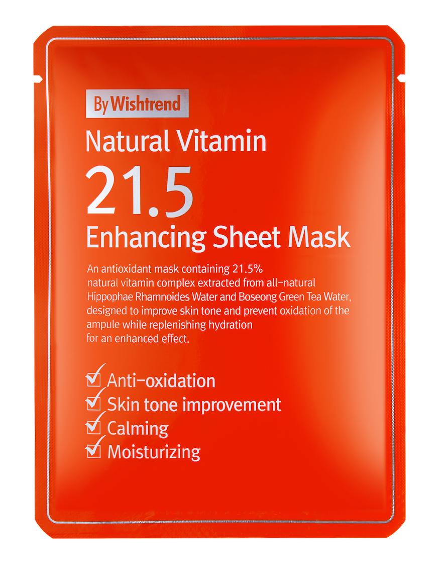 Enhancing sheet mask vitamin c e