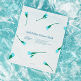Relief Blue Flower Mask