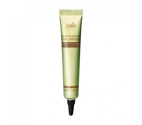 Lador snail sleeping hair ampoule