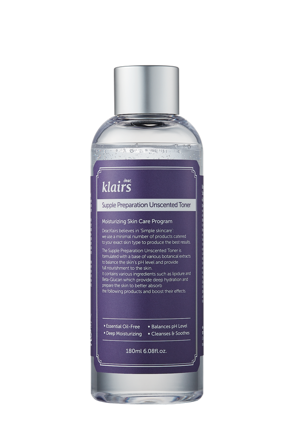 Unscented toner klairs hydrating